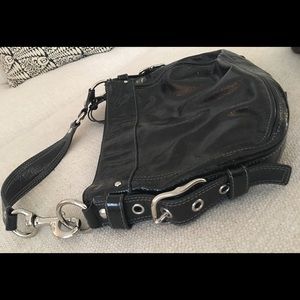 Authentic Coach Bag w/ Silver Buckles